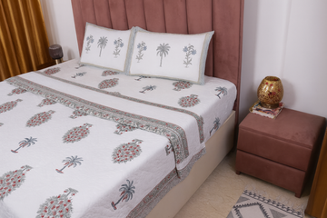 Serenya Quilted Double Bedcover Set