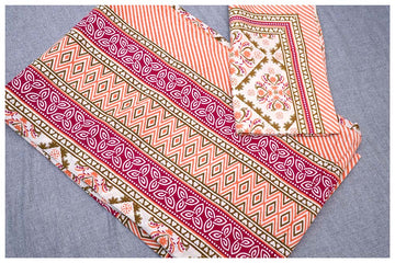 Saffron Dreams Premium Cotton Bedsheets