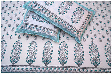 Sanganeri Splendor Premium Cotton Bedsheet