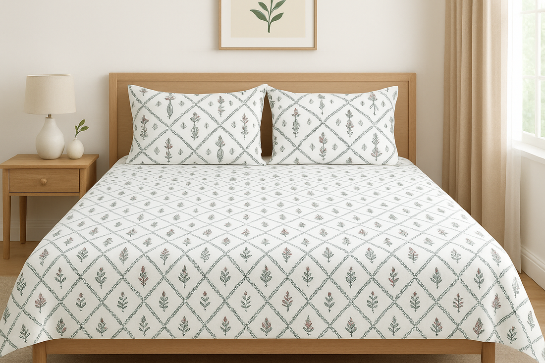 Lush Harmony Bagh Mulmul Dohar Set