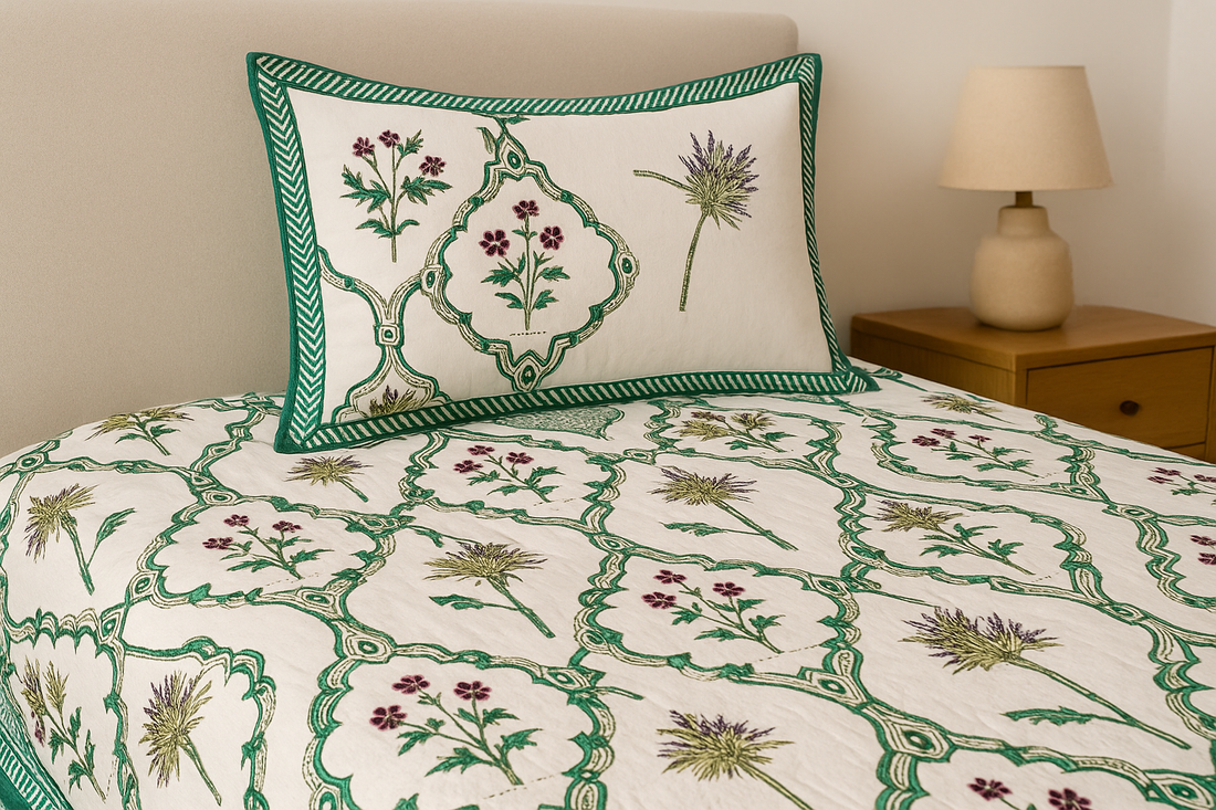 Veera Cotton Single Bedsheet