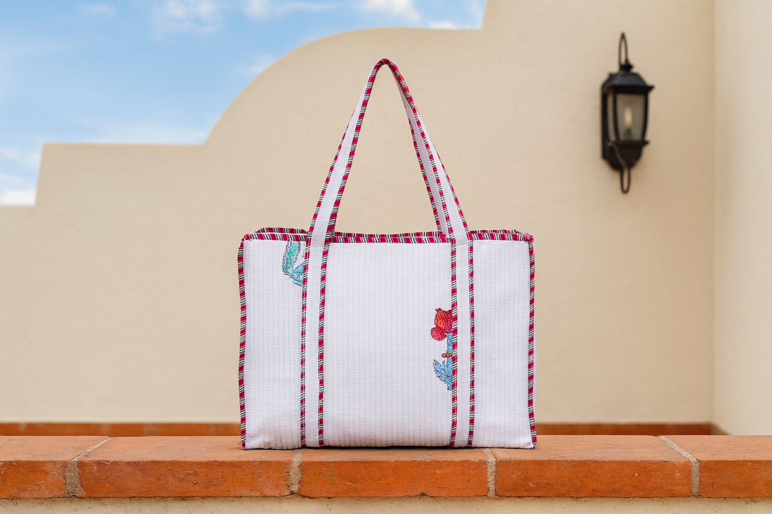 Rangriti Tote Bag with Zip