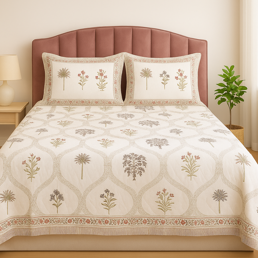 Katha King Mulmul Dohar Set