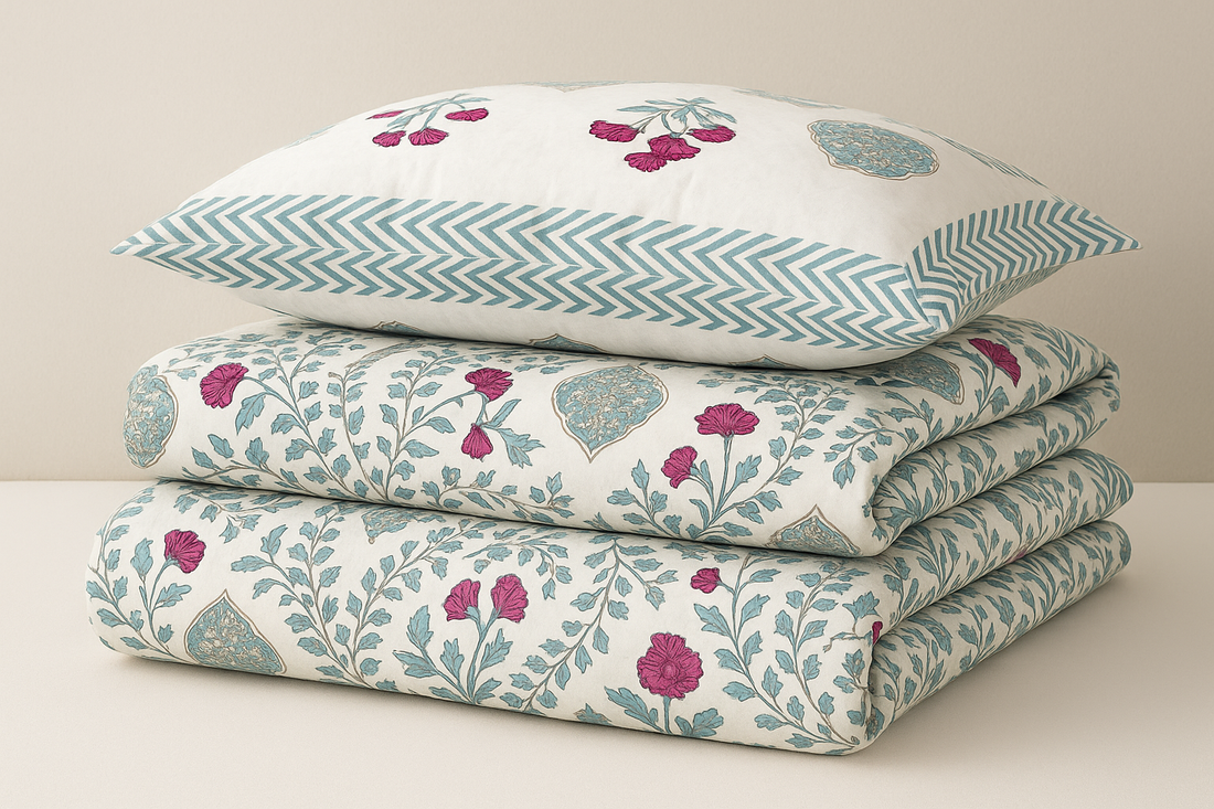 Lily Garden Cotton Single Bedsheet