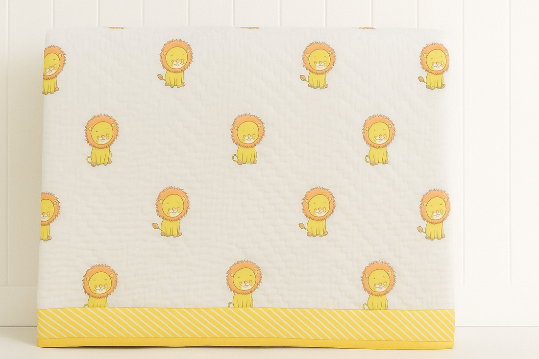 Simba Block Printed Premium Reversible Kids Quilt