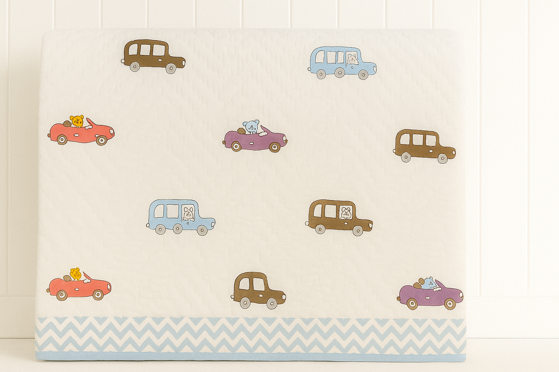 Speedy Block Printed Premium Reversible Kids Quilt