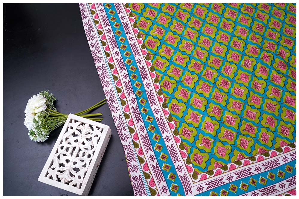 Desert Dream Hand Block Printed Premium Reversible Dohar