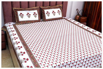 Gulmohar Glamour Premium Cotton Bed sheets