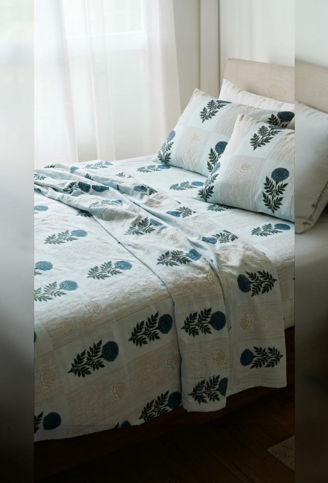 The Heritage Edit King Size Premium Cotton Bedsheet