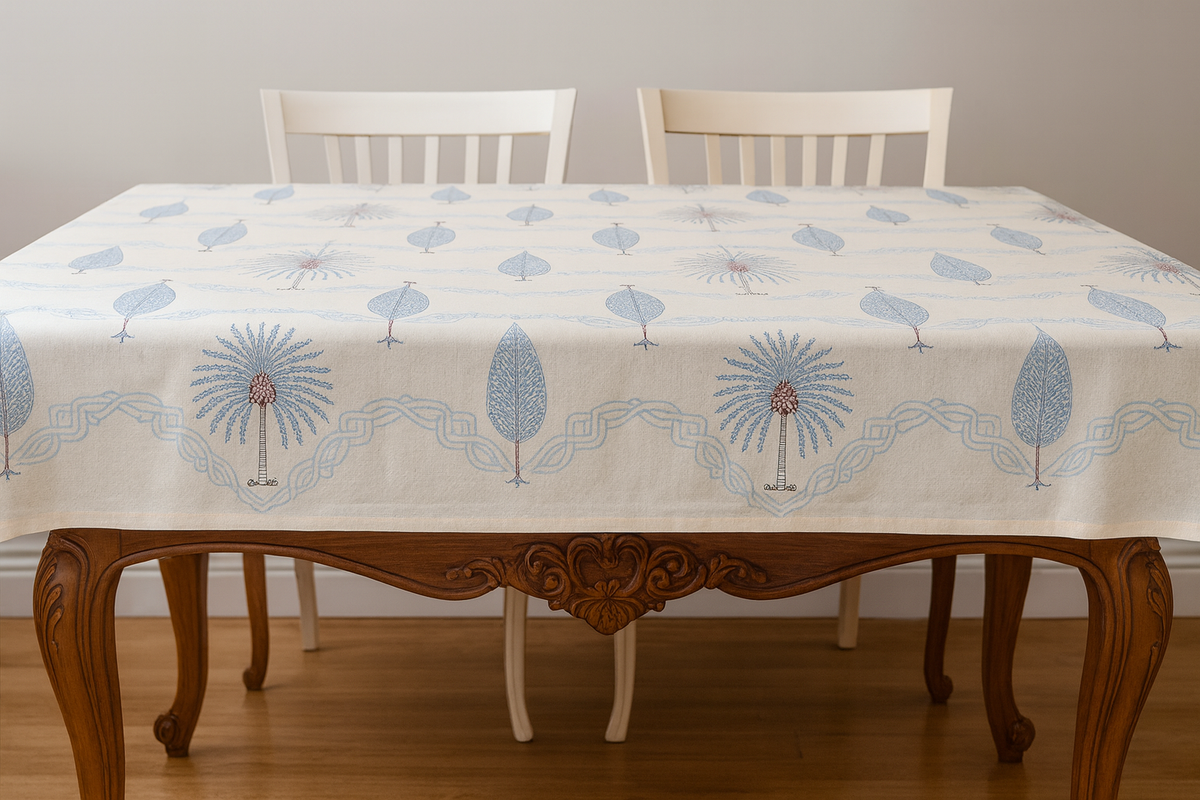 Block Table Cover Regalia Cotton Hand Block Table Cover