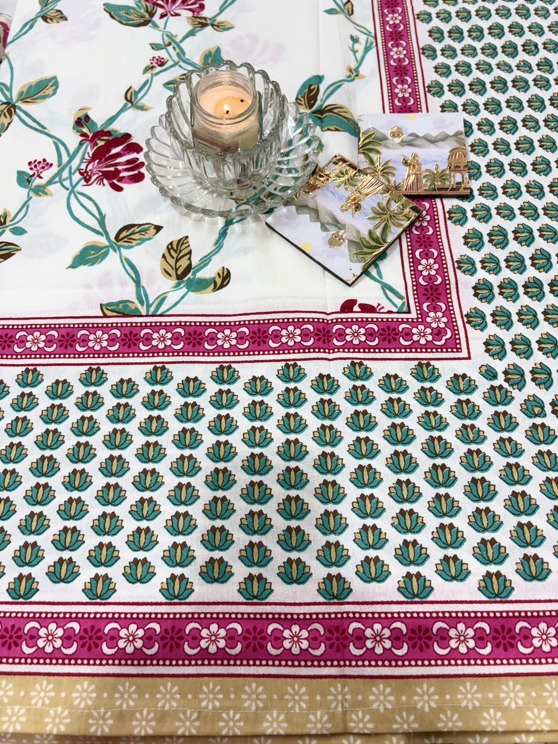 Petal Paradise Cotton Single Bedsheet