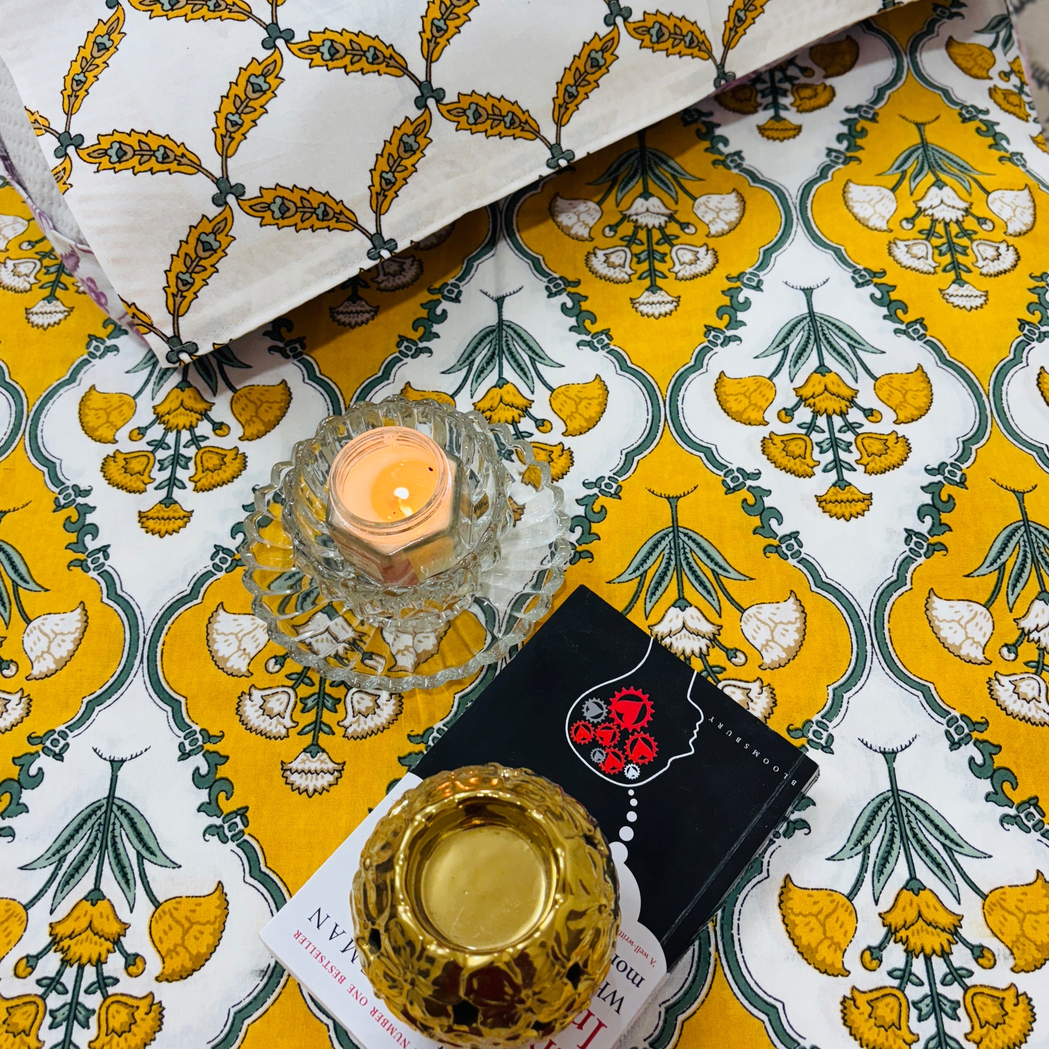Sunny Bloom Cotton Single Bedsheet
