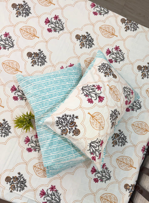 Gulnaz Super King Size Premium Cotton Bedsheet