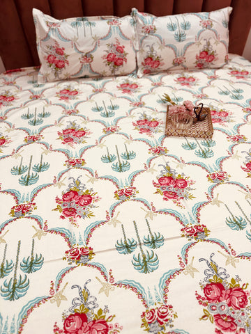 Sankalan King Size Premium Cotton Bedsheet