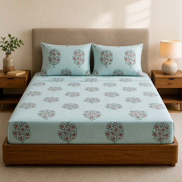 The Artisan Series King Size Premium Cotton Bedsheet