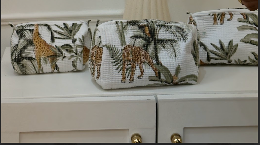 Botanica Bloom Set of 3 Utility Pouches