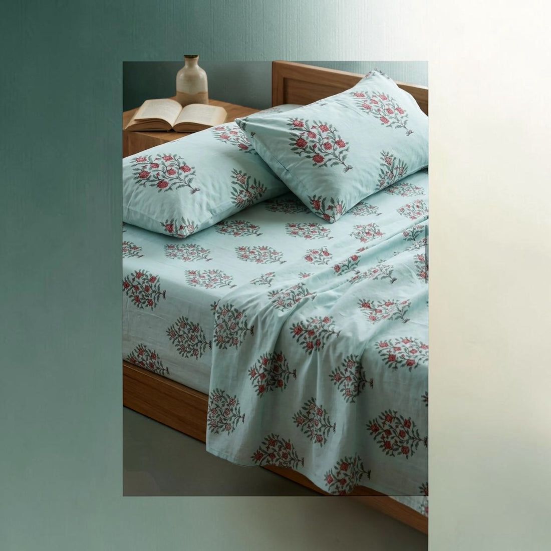 The Artisan Series King Size Premium Cotton Bedsheet