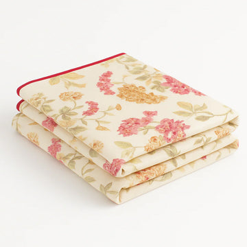 Floral Mulmul Cotton Pair of Single Dohars