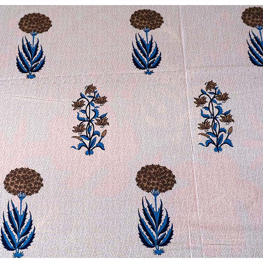 Marigold Maison Premium Cotton King Size Bedsheet