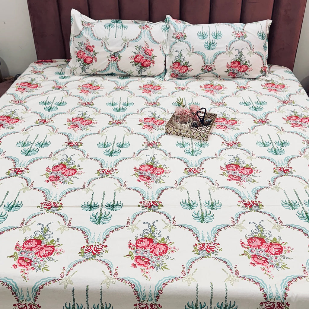 Sankalan King Size Premium Cotton Bedsheet