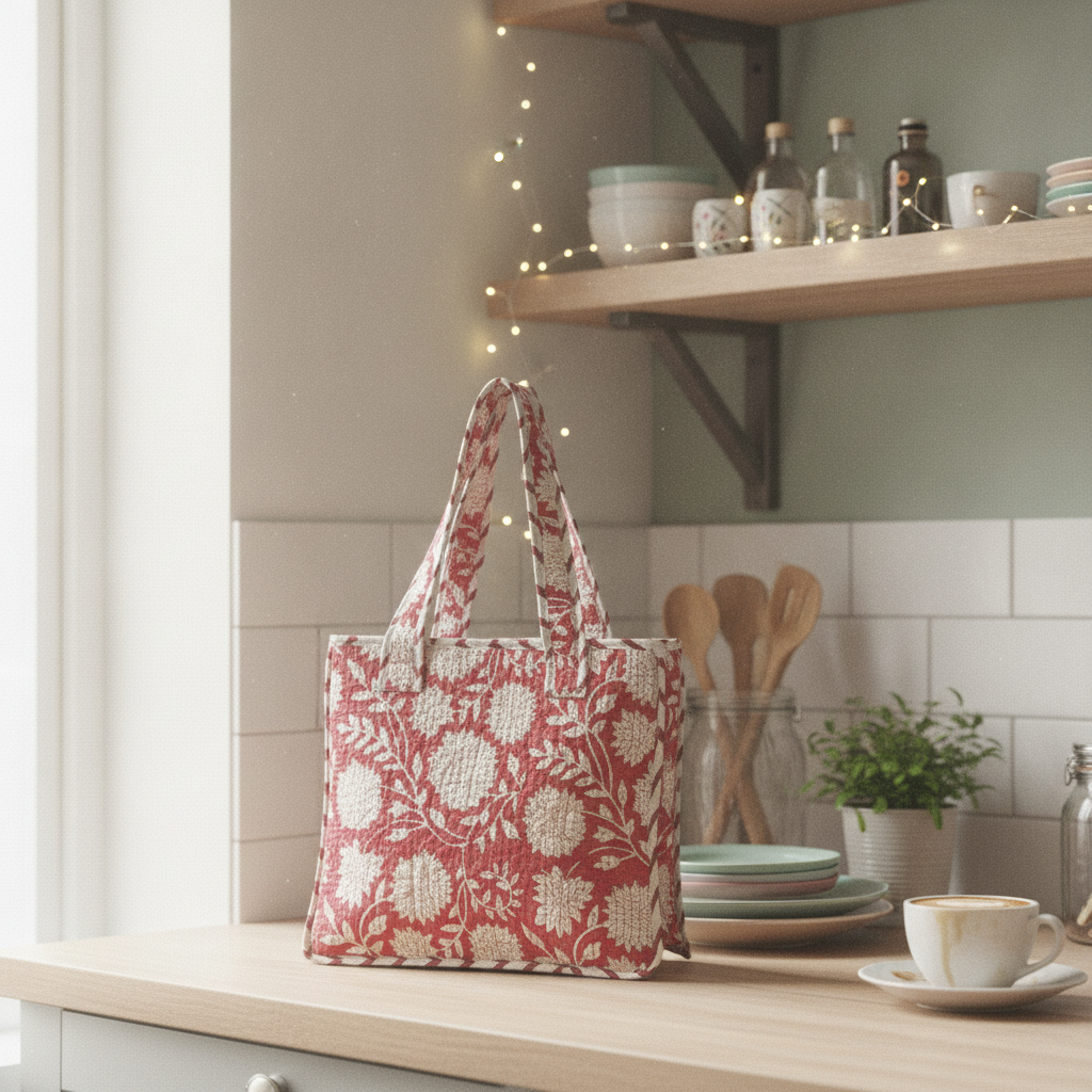 Rosey Printed Mini Tote Bag