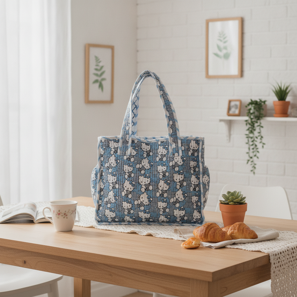 Neel Printed Mini Tote Bag