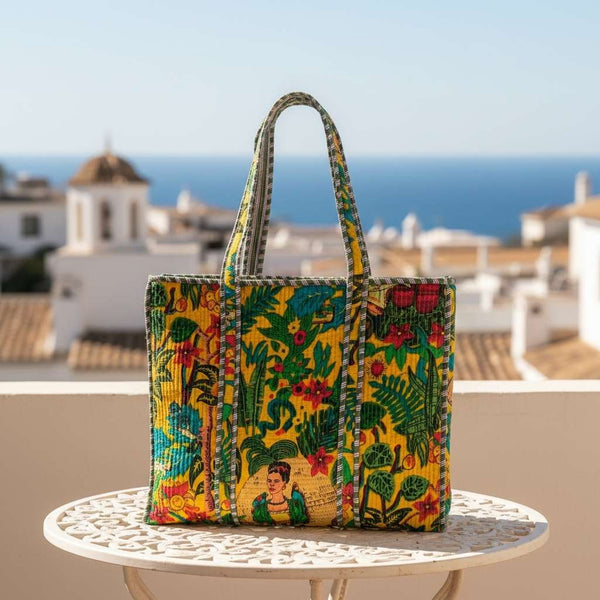 Frida Jungle Tote Bag - Medium Size