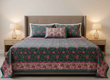 Vasudha King Size Premium Cotton Bedsheet