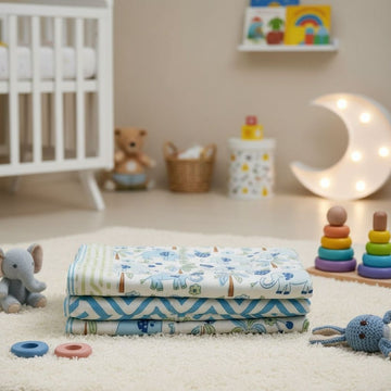 Jungle Dreams Hand Block Printed Reversible Kids Dohar