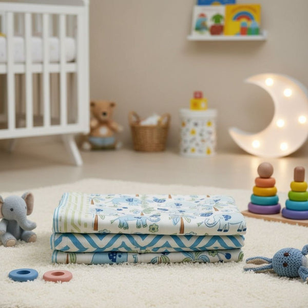 Jungle Dreams Hand Block Printed Reversible Kids Dohar (Copy)