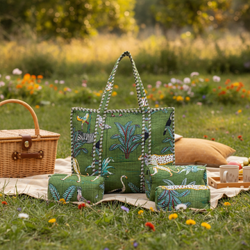 Jungle Safari Tote Bag Set of 4