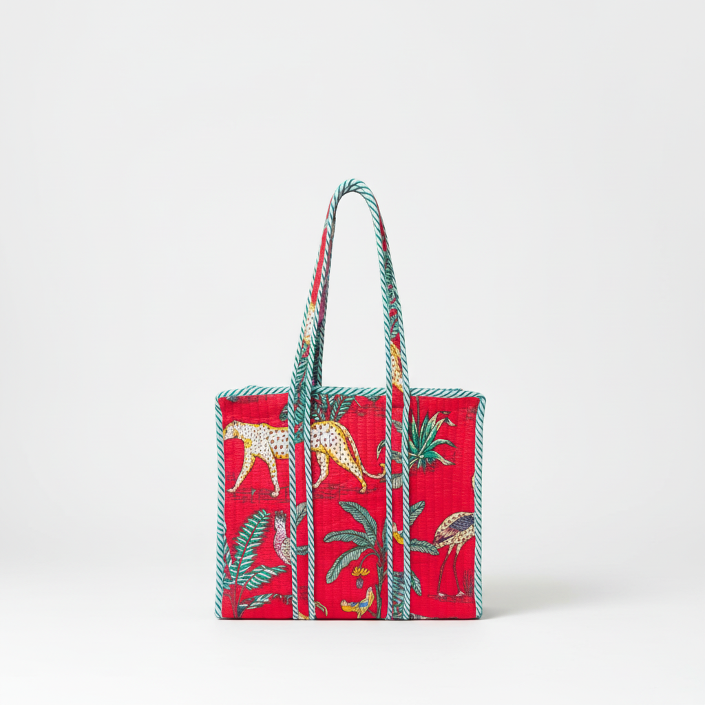Tropicano Tote Bag with Zip