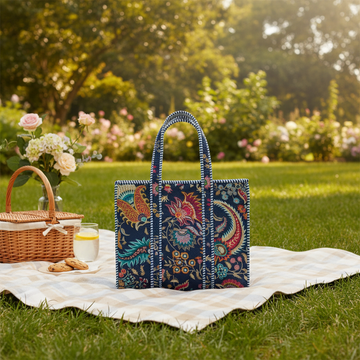 Boheme Garden Tote Bag with Zip