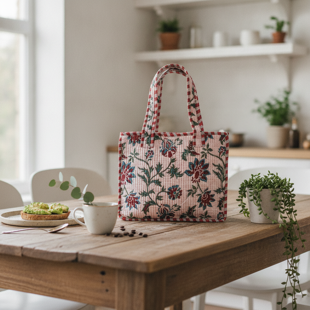 Bloom & Go Printed Mini Tote Bag