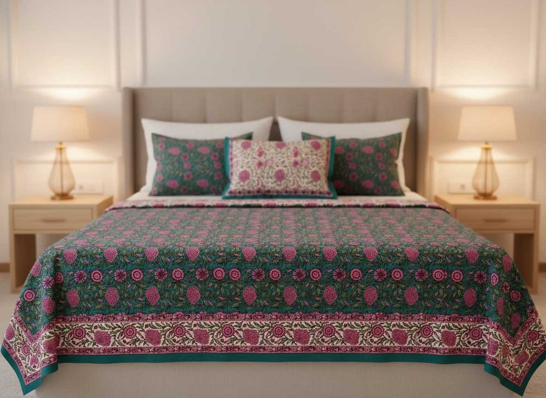 Vasudha King Size Premium Cotton Bedsheet