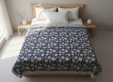 Neelam Block Printed Premium Reversible Double Quilt