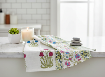 IndieBlock Block Print Towel