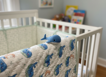 Whaley Block Printed Premium Reversible Kids Quilt