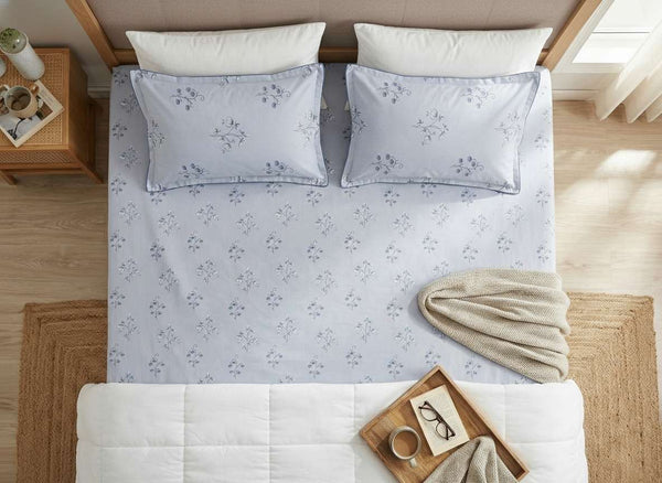 Nightveil King Size Premium Cotton Bedsheet | 300 TC