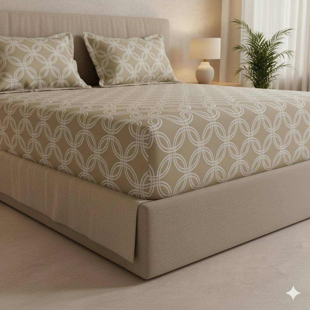 Golden Dune – 650 TC Luxury Bedsheet Set