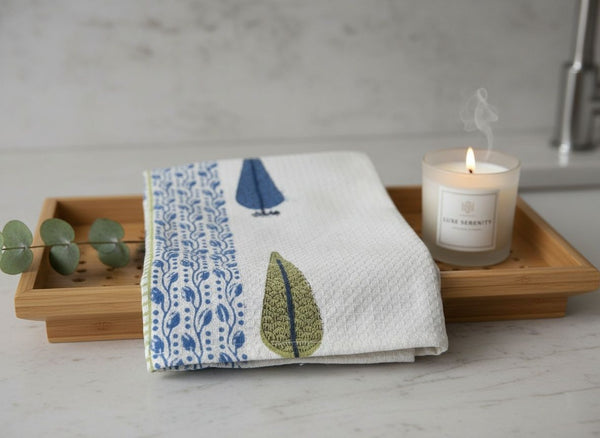 Nalini Hand Block Print - Set of 3 Towels