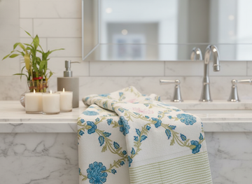 LeafLoom Block Print Towel
