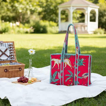 Tropicano Tote Bag with Zip