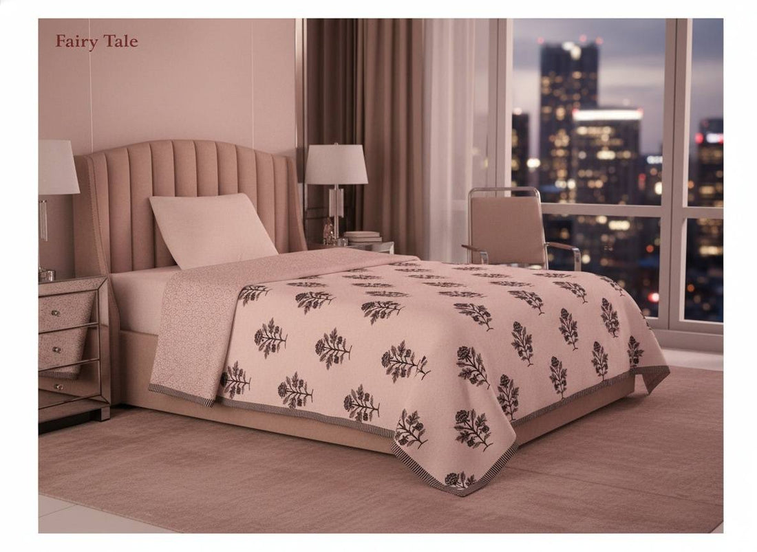 Forest Buta Mulmul Cotton Reversible Single Dohar