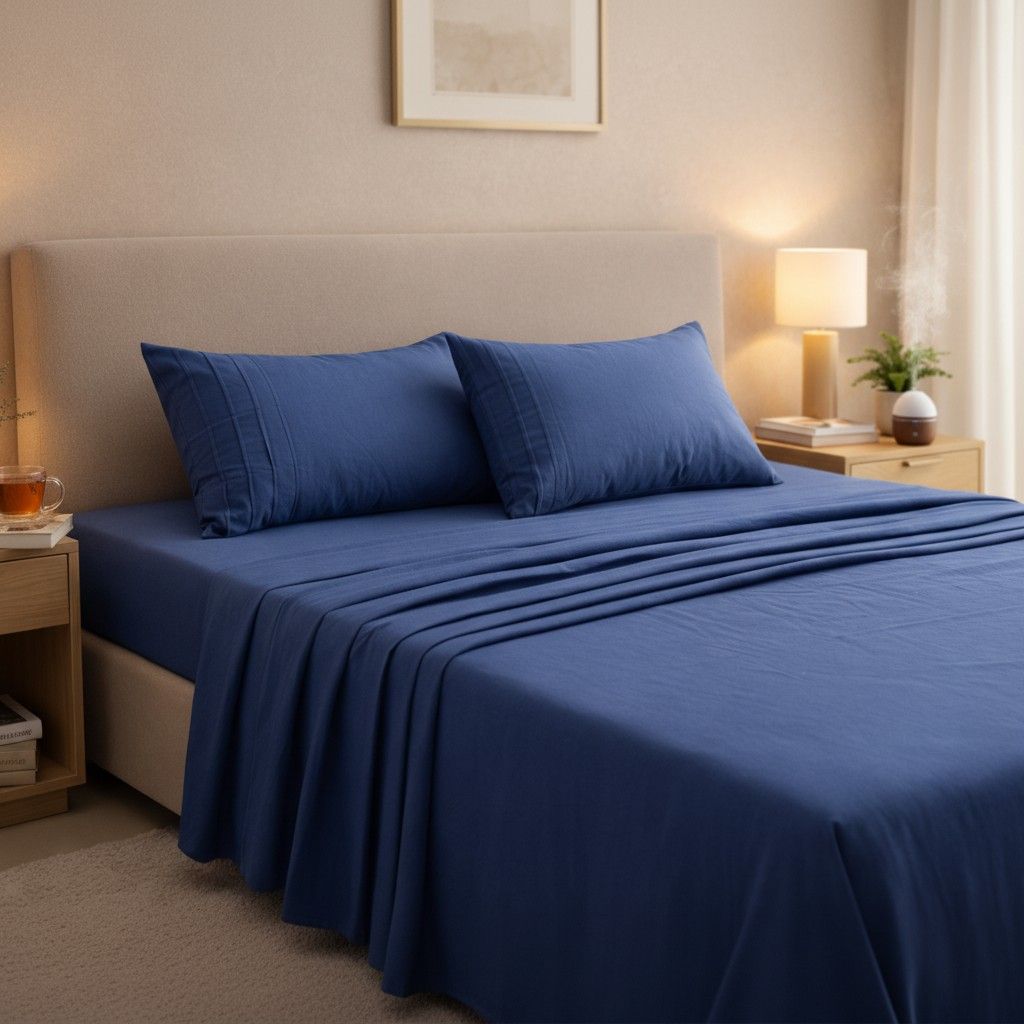 Midnight Luxe – 600 TC King Bedsheet