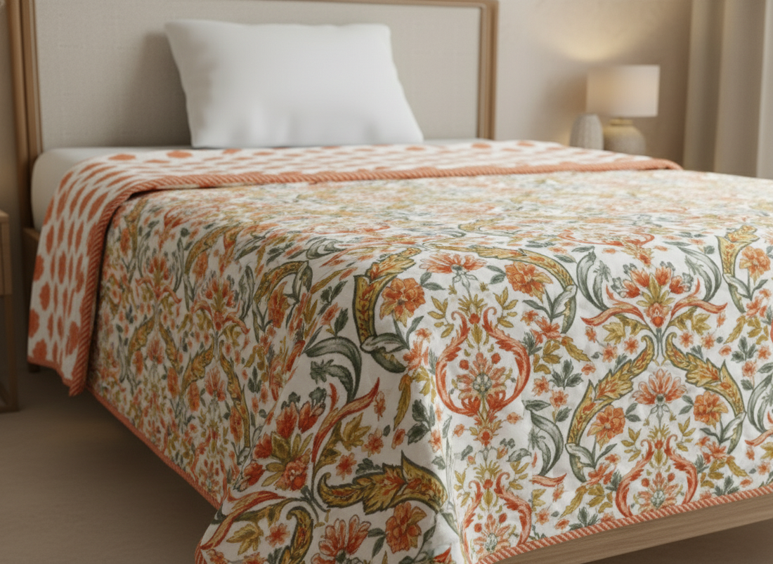 Sukoon Mulmul Cotton Reversible Single Dohar