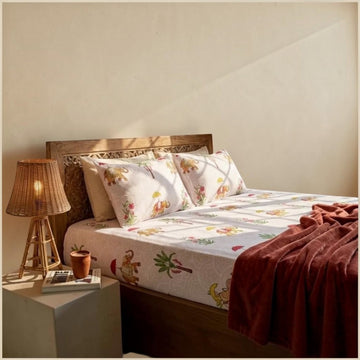 The Haven Collection King Size Premium Cotton Bedsheet